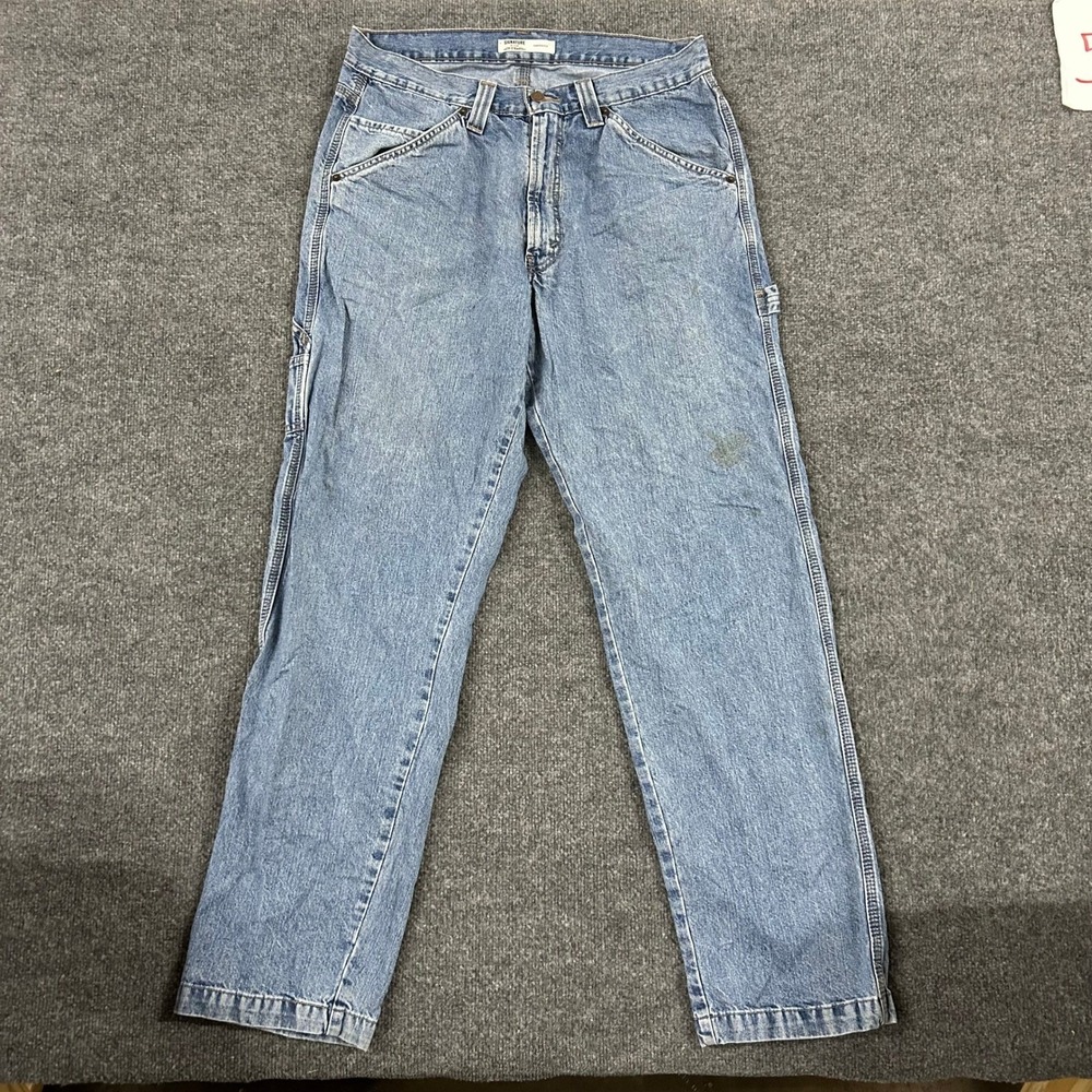 Signature by Levi Strauss Carpenter Jeans Mens Size 34x34 Blue Light Wash Denim